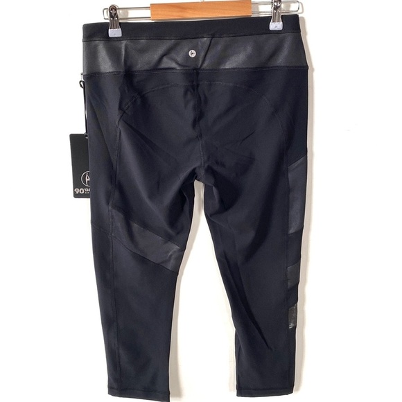 90 Degree by Reflex High Performance Mesh Insert Leggings w/Hidden Pocket, NWT,L - Picture 6 of 7